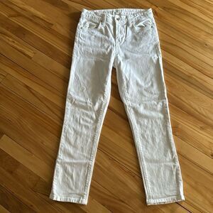 Kate Spade white skinny 5-pocket jeans. Size 27.